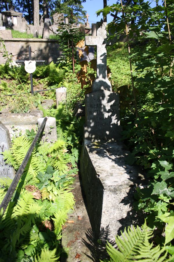 Nagrobek Władysława Wiszniewskiego, cmentarz na Rossie w Wilnie, stan z 2013