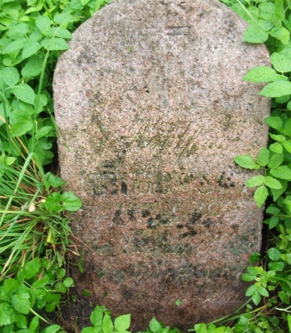 Nagrobek Adolfa Krukowskiego, cmentarz na Rossie w Wilnie, stan na 2013 r.