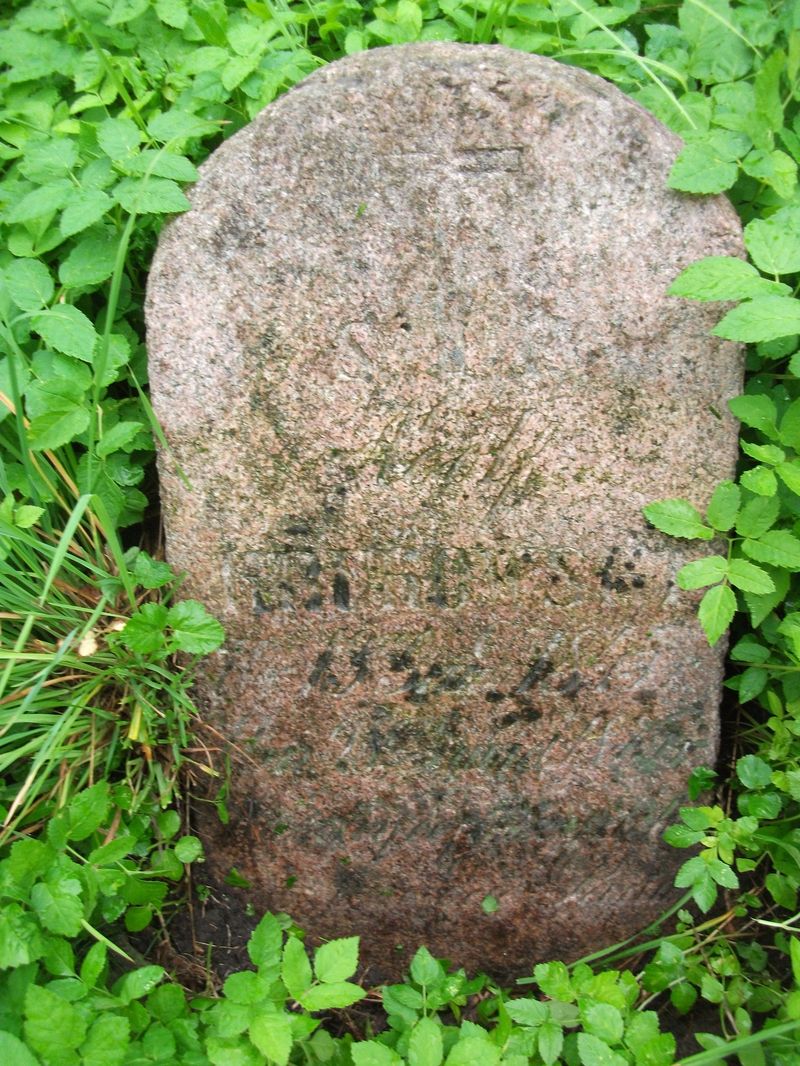 Tombstone of Adolf Krukowski, Ross cemetery in Vilnius, as of 2013.