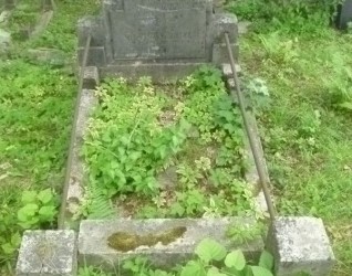 Nagrobek Eugenii i Melanii Piłsudskich, cmentarz Na Rossie w Wilnie, stan z 2013 r.