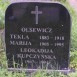 Photo montrant Tombstone of Maria and Tekla Olsewicz and Leokadia Kupczyńska