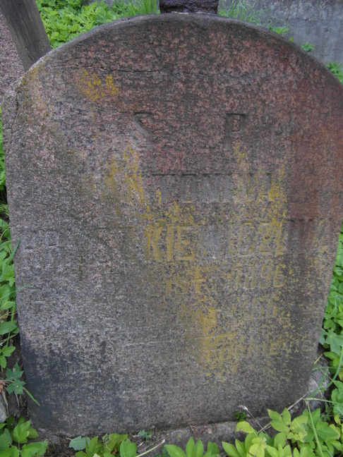 Tombstone of Antonina Kryszkiewicz, Na Rossie cemetery in Vilnius, as of 2013