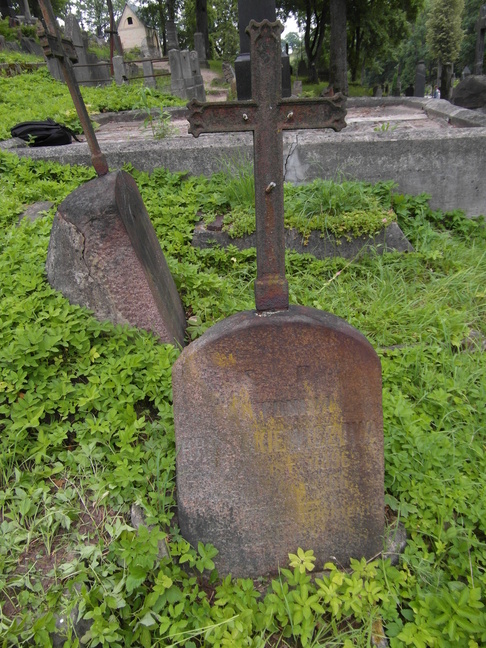 Tombstone of Antonina Kryszkiewicz, Na Rossie cemetery in Vilnius, as of 2013