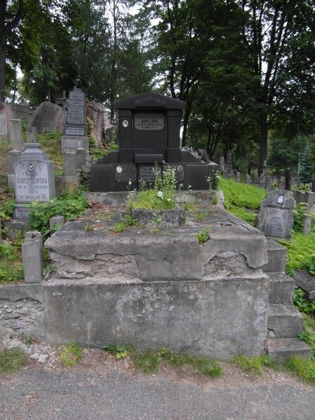 Grobowiec Eugenii, Heleny i Zofii Banelównych, cmentarz Na Rossie w Wilnie, stan z 2013