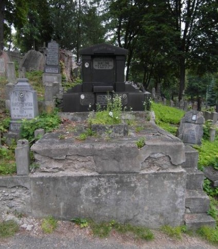 Grobowiec Eugenii, Heleny i Zofii Banelównych, cmentarz Na Rossie w Wilnie, stan z 2013