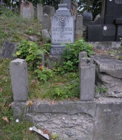 Nagrobek Marii Barszczewskiej, cmentarz Na Rossie w Wilnie, stan z 2013