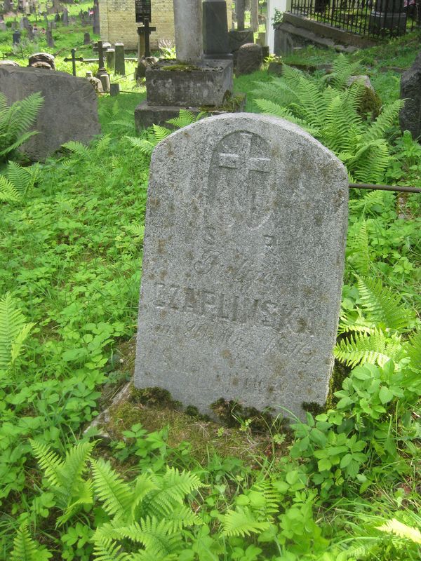 Tombstone of Julia Czaplinska, Ross cemetery, state of 2013