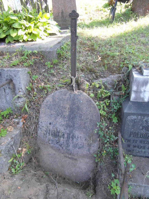 Tombstone of Magdalena Miller and Piotr Nowicki, Na Rossie cemetery in Vilnius, as of 2013