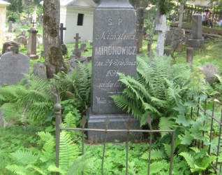 Nagrobek Michaliny Mironowicz, cmentarz na Rossie, stan z 2013 roku