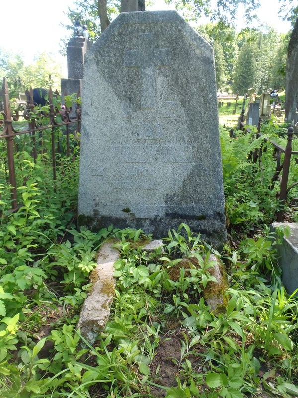 Надгробок Яна Воєвоцького на кладовищі Росса у Вільнюсі, станом на 2013 рік