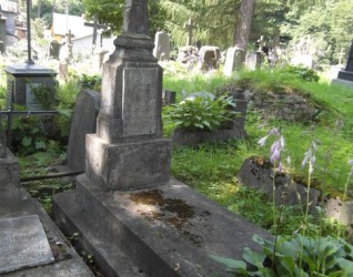 Nagrobek Anny Szymelis, cmentarz Na Rossie w Wilnie, stan z 2013