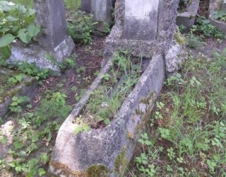 Nagrobek Ewy Zabłoji, cmentarz Na Rossie w Wilnie, stan z 2013