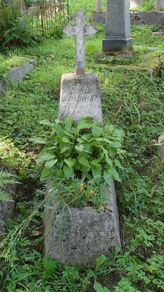 Nagrobek Zofii Jankowskiej, cmentarz na Rossie, stan z 2013 roku