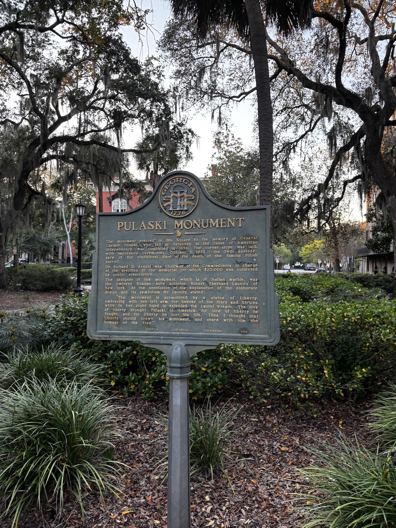 Photo montrant Monument to Casimir Pulaski in Savannah