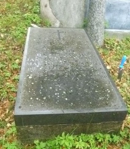 Nagrobek Janiny, Józefa i Marii Drotlewów, cmentarz Na Rossie w Wilnie, stan z 2013