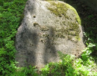 Nagrobek Barbary Wlunek, cmentarz na Rossie w Wilnie, stan na 2013 r.