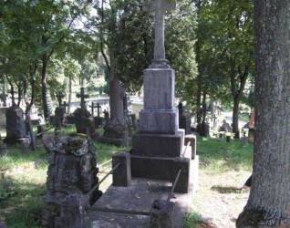 Nagrobek Elżbiety, Stefana, Katarzyny i Mariana Dzików, cmentarz Na Rossie w Wilnie, stan z 2013