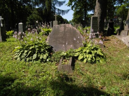Nagrobek Henryki Błażejewicz i Marii Szwed oraz Eweliny i Ferdynanda Szpitznagel  , cmentarz Na Rossie w Wilnie, stan z 2013