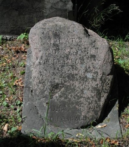 Nagrobek Platona Sosnowskiego, cmentarz Na Rossie w Wilnie, stan z 2013