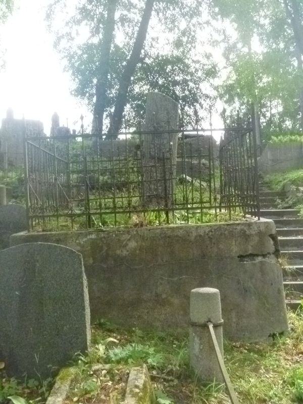 Tombstone of Karol Damm, Na Rossie cemetery in Vilnius, as of 2013.