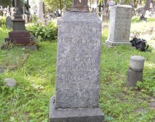 Nagrobek Stanisława Ambrożewicza, cmentarz Na Rossie w Wilnie, stan z 2013