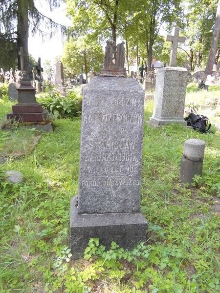 Nagrobek Stanisława Ambrożewicza, cmentarz Na Rossie w Wilnie, stan z 2013