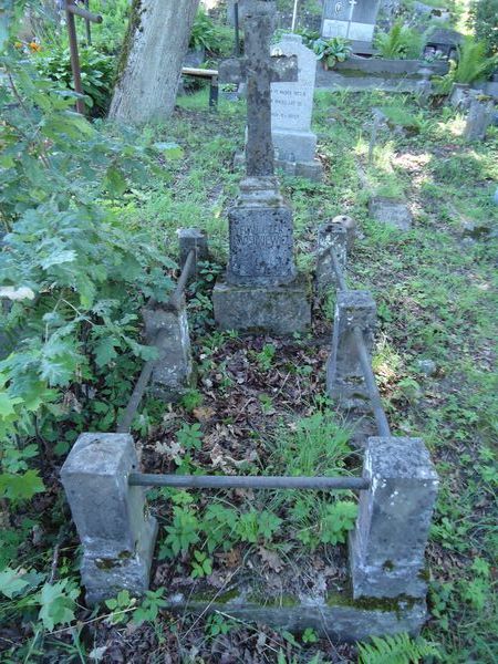 Nagrobek Franciszka Barsukiewicza z cmentarza na Rossie w Wilnie, stan z 2013 r.