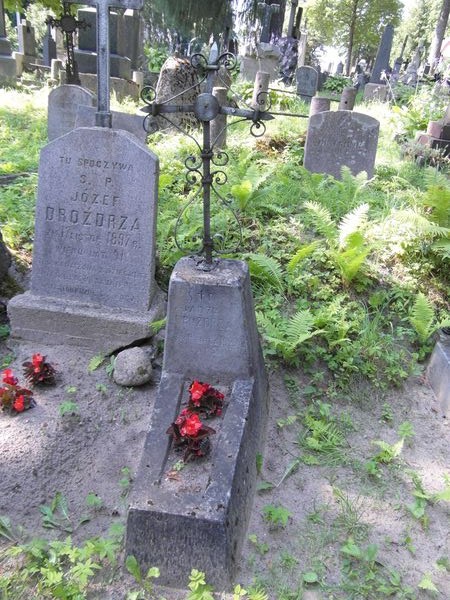 Nagrobek Jadwigi Drozdrzy, cmentarz Na Rossie w Wilnie, stan z 2013