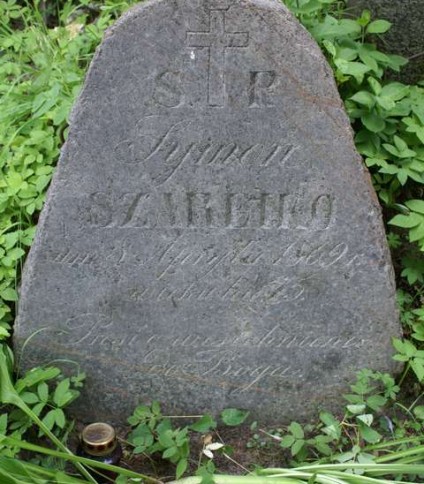 Nagrobek Szymona Szareiko, cmentarz Na Rossie w Wilnie, stan z 2013