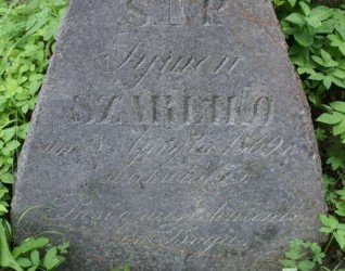 Nagrobek Szymona Szareiko, cmentarz Na Rossie w Wilnie, stan z 2013