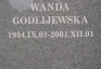 Photo montrant Tombstone of Wanda Godlijewska