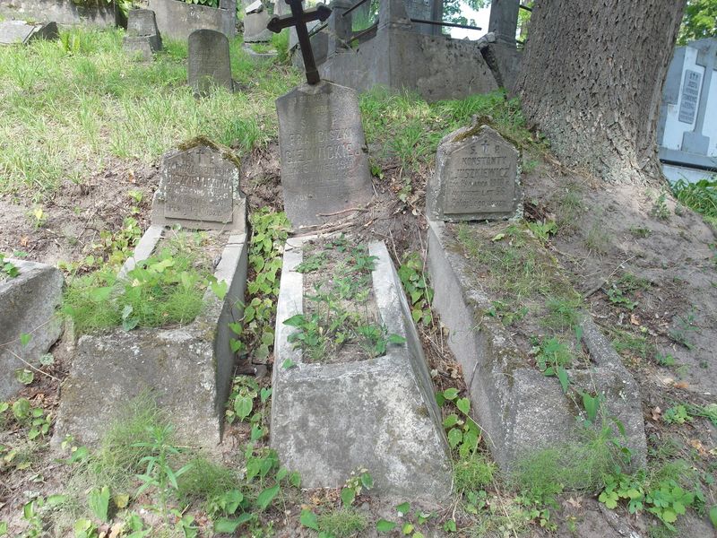 Tombstone of Ludwika Juszkiewicz, Ross cemetery in Vilnius, 2015