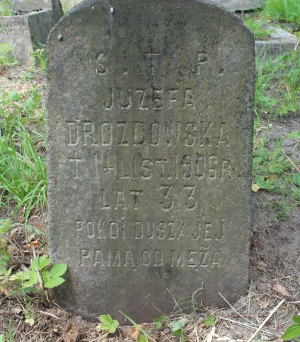 Nagrobek Józefy Drozdowskiej