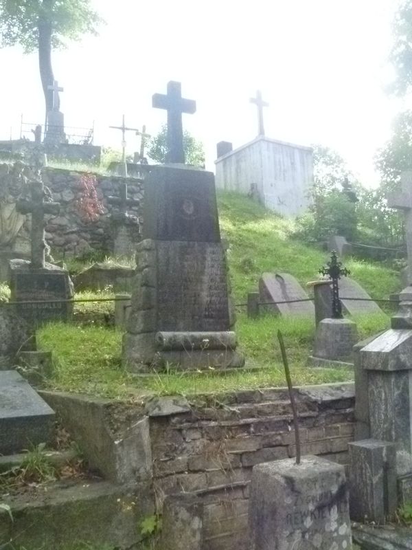 Tombstone of Andrzej Praniewicz, Na Rossie cemetery in Vilnius, as of 2013
