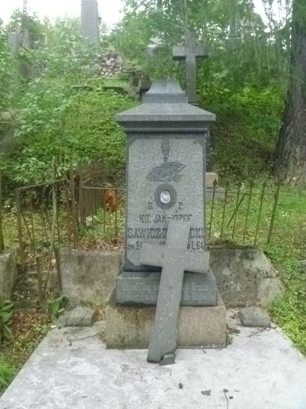 Tomb of Jan Savich-Zabłocki, Na Rossie cemetery in Vilnius, as of 2013