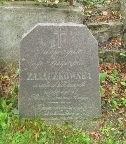 Nagrobek Krystyny Zajączkowskiej, cmentarz Na Rossie w Wilnie, stan z 2013