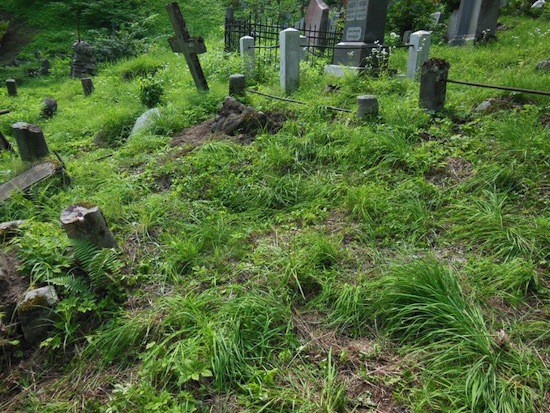 Tombstone of Antoni Malinowski, Rossa cemetery in Vilnius, as of 2013