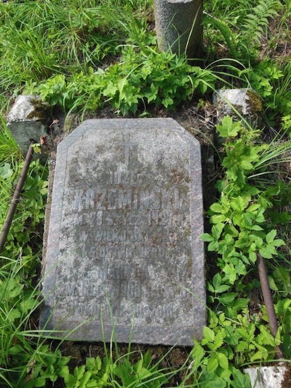 Tombstone of Jozef and Maria Krzeminski, Ross Cemetery in Vilnius, as of 2013