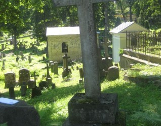 Nagrobek Felicji i Jana Helmanów, cmentarz na Rossie, stan z 2013 roku