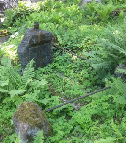 Nagrobek Anieli Nowomiejskiej, cmentarz na Rossie, stan z 2013 roku