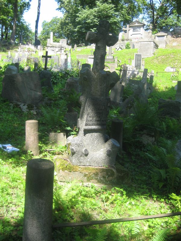 Tombstone of Teofila Lozowska, Ross cemetery, as of 2013