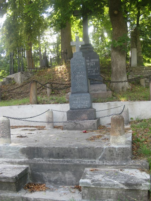 Tomb of Julia and Samuel Eynarowicz, Ross cemetery in Vilnius, as of 2013.