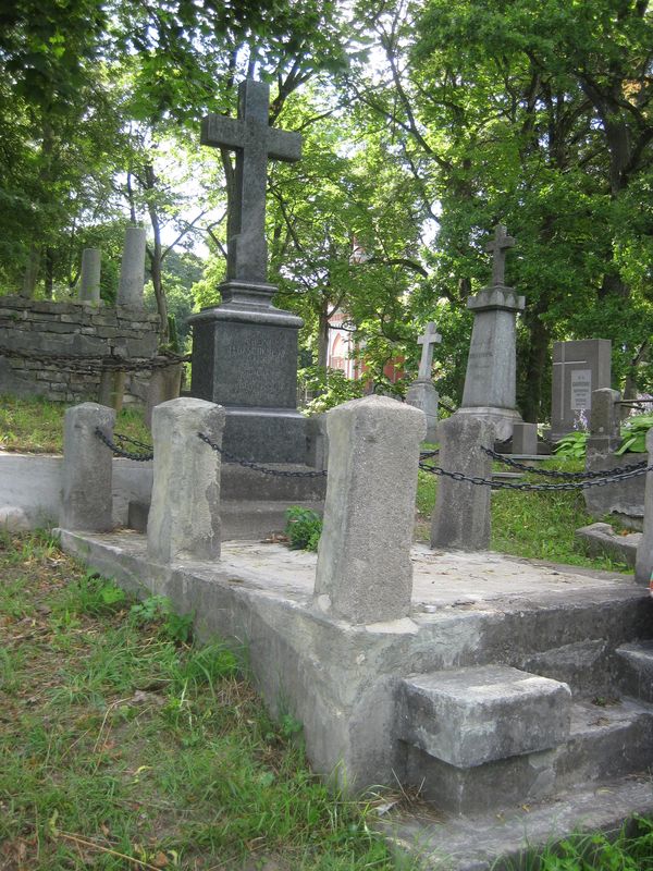 Tombstone of Antoni Feliks Mikulski, Ross cemetery in Vilnius, as of 2013.