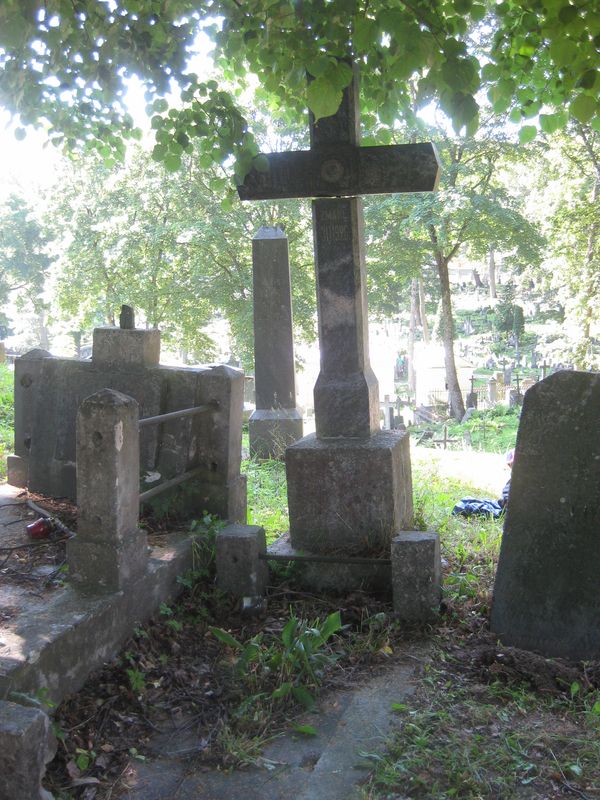 Tombstone of Vytautas Korsak, Ross cemetery in Vilnius, as of 2013.