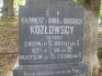 Fotografia przedstawiająca Tombstone of the Kozlowski family and of Katarzyna and Maria Burski