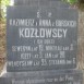 Fotografia przedstawiająca Tombstone of the Kozlowski family and of Katarzyna and Maria Burski