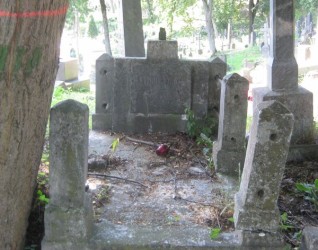 Nagrobek Antoniego Korsaka, cmentarz na Rossie w Wilnie, stan na 2013 r.