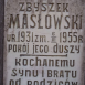 Fotografia przedstawiająca Tombstone of Zbyszek Maslowski