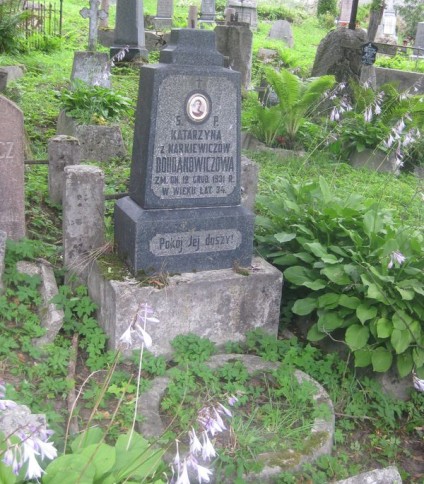 Nagrobek Katarzyny Bohdanowicz, cmentarz na Rossie, stan z 2013 roku