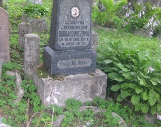 Nagrobek Katarzyny Bohdanowicz, cmentarz na Rossie, stan z 2013 roku